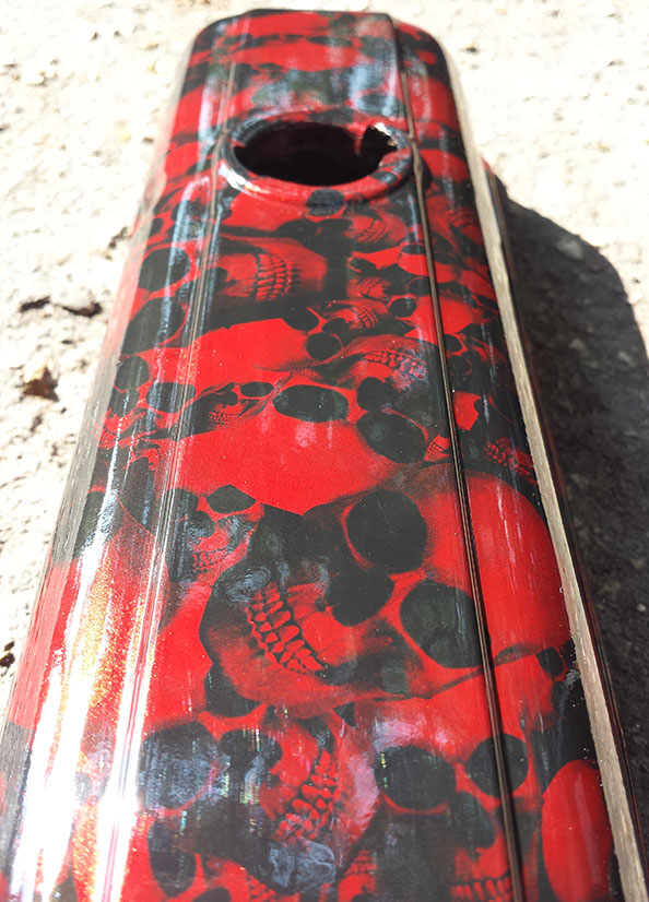 Red Skulls Valve Covver