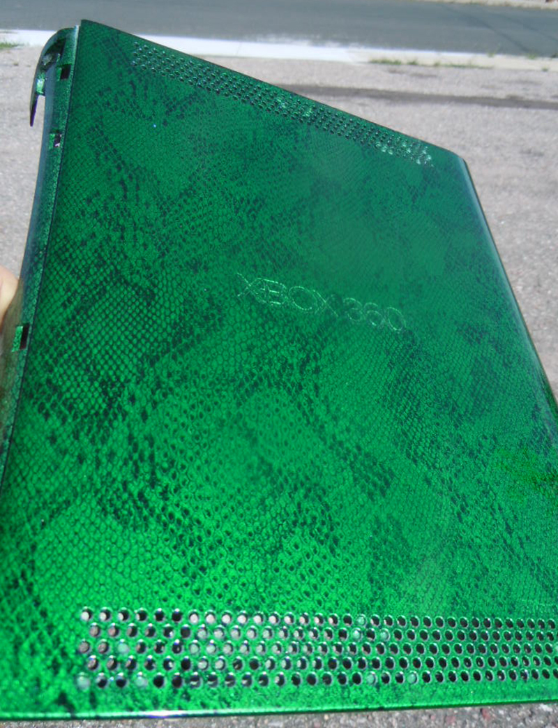 Green Snakeskin XBOX