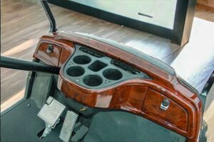 Wood Grain Golf Cart